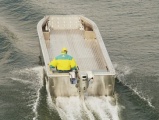 Łódz ratownicza z klapą desantową o konstrukcji aluminiowej typ AL MRB 650 BK